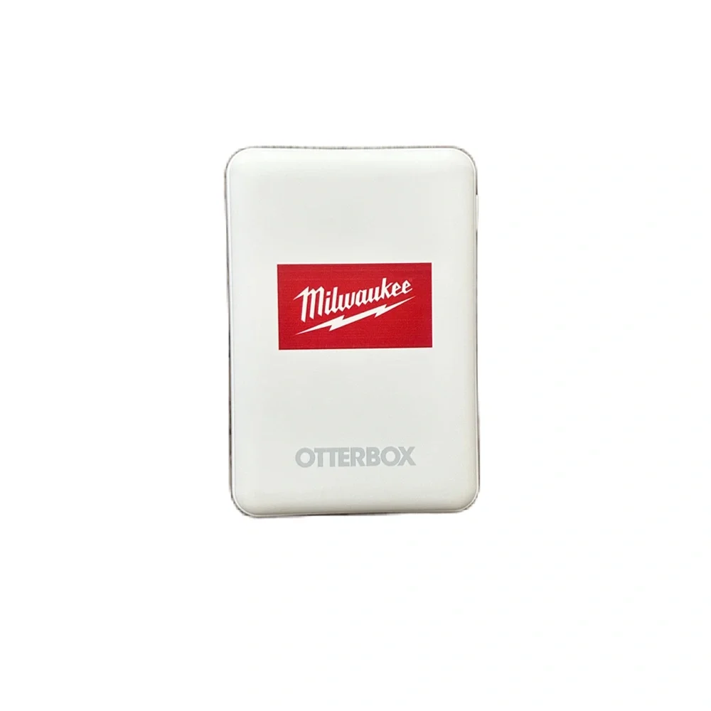 OtterBox White Portable Charger Kit W/ Milwuakee Power Tool Logo